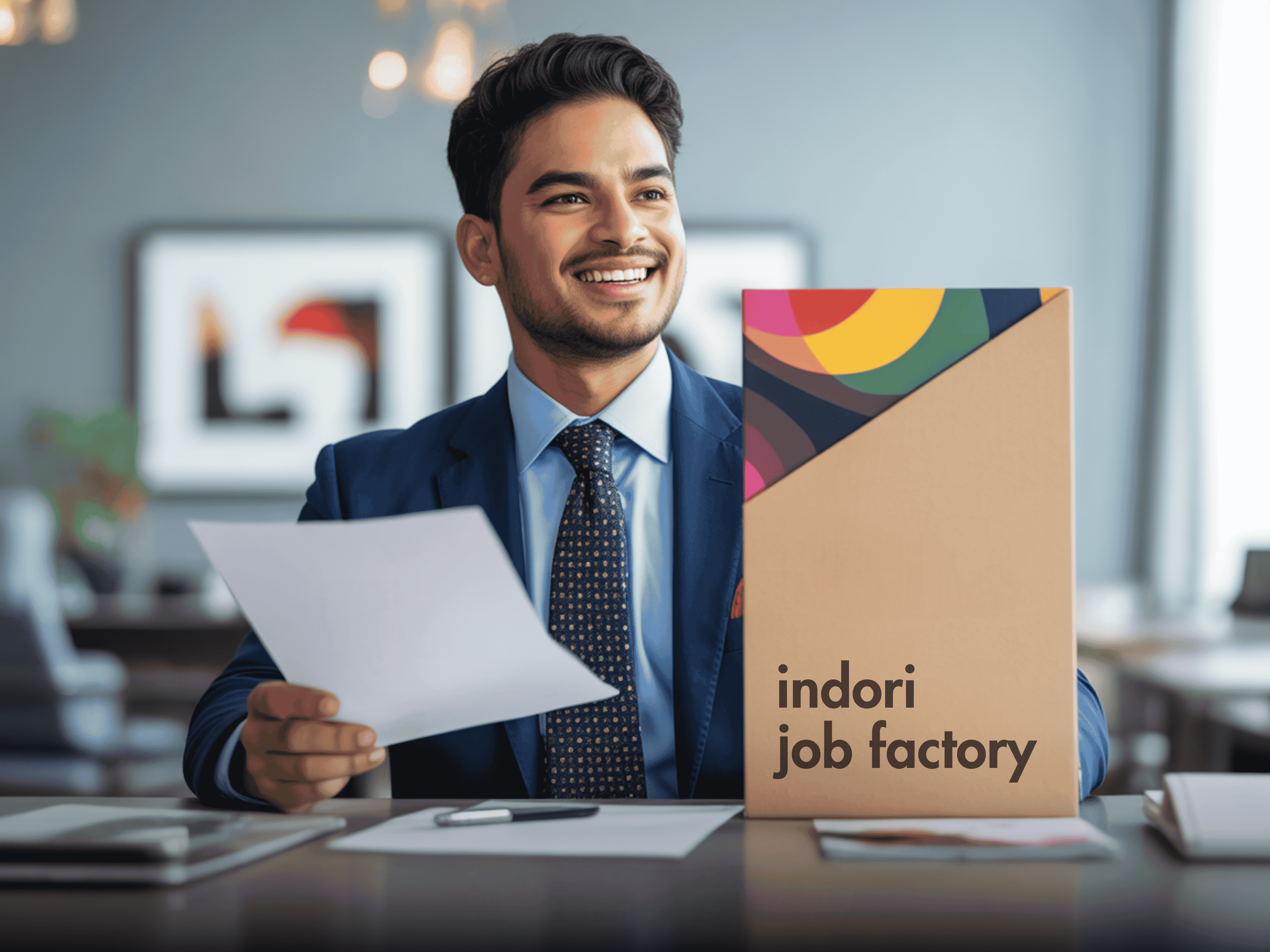 Job seekers connecting with companies in Indore
